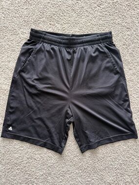 Boys Black Athletic Shorts - Performance Training